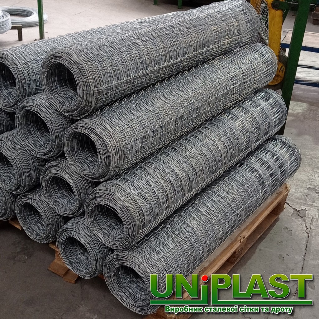 hinged joint mesh on a pallet